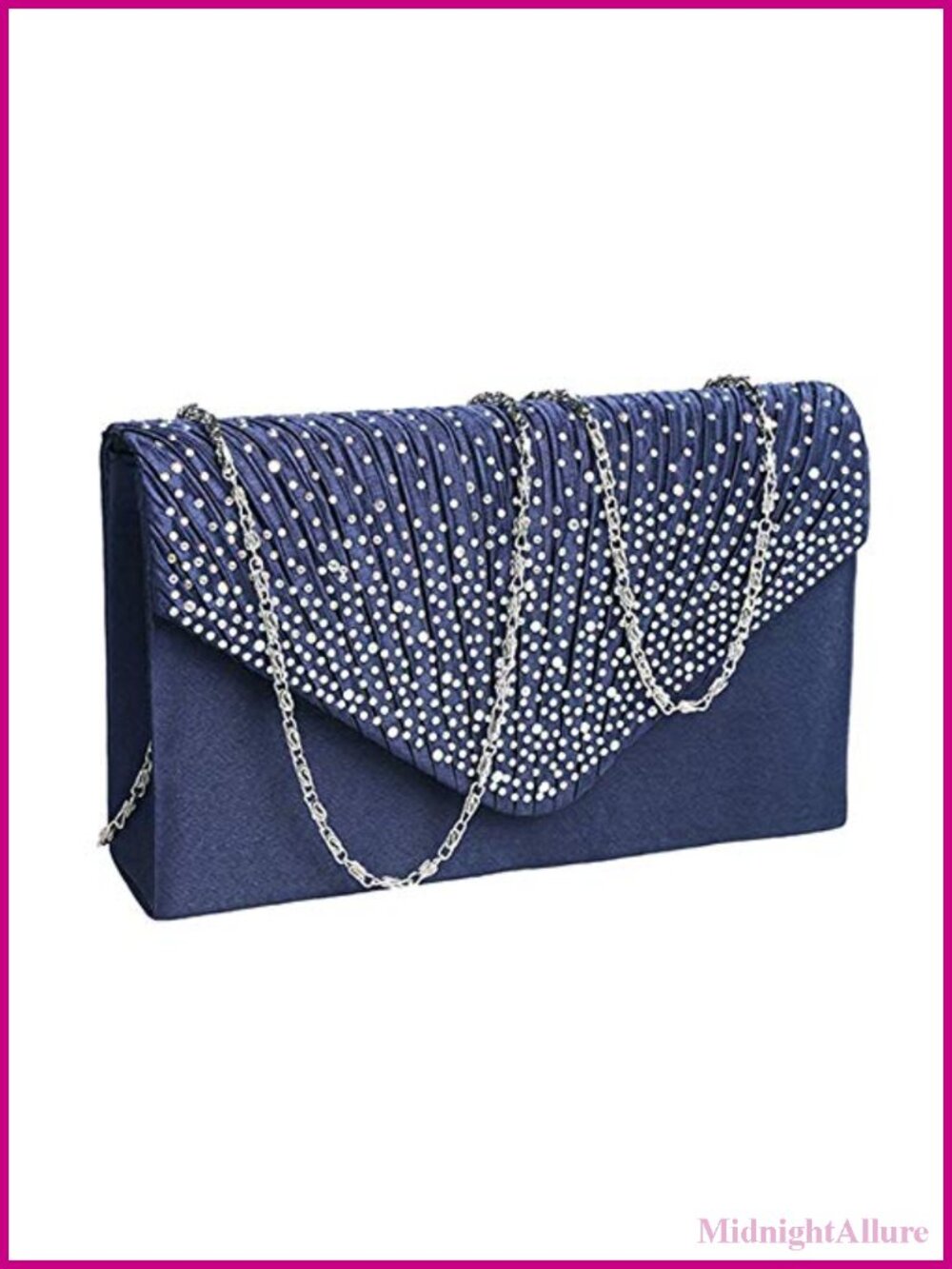 Satin Evening Clutch Bridal Wedding Party Handbag